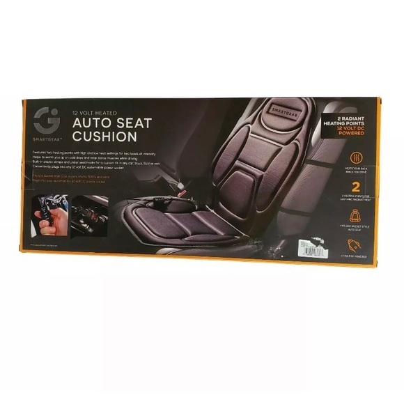Smartgear 12 V heated auto seat cushion plug in 12 Volt DC auto.power socket NWT - Picture 4 of 12